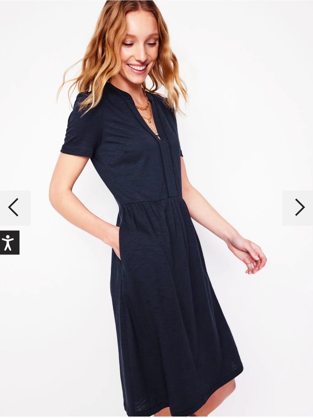 Boden Naomi Short-Sleeve Dress